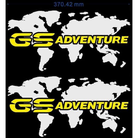 R 1200 1250 ch pour BMW R1200GS R1250GS F 850 800 750 G 310 GS Côté Haut Coffre GSA Valises Autocollants Adventure 2014 2015 2020 - 370 mm (1/5)