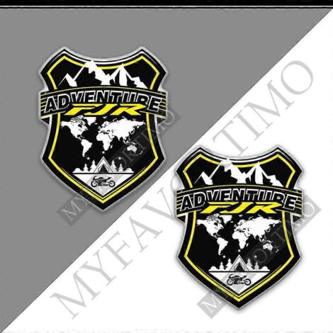 Pare-brise, valises latérales, déflecteur de vent, kit de protection genoux, sacoches, protection de réservoir, autocollants 3D décoratifs pour Yamaha FJR1300 (FJR7). (1/5)
