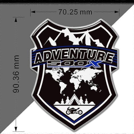Protection autocollante pour réservoir, emblème, coffre, bagages, carénage et garde-boue Honda CB500X (2016-2021) - Bleu (1/5)