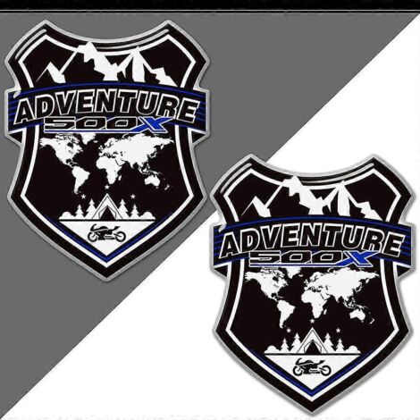 Protection autocollante pour réservoir, coffre, bagages, carénage et garde-boue Honda CB500X (2016-2021) - Bleu (1 pièce) (1/5)