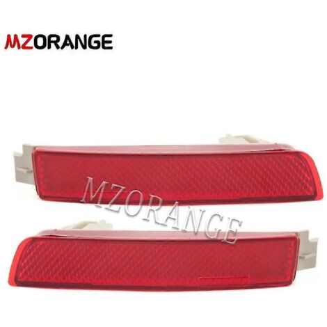 Réflecteur arrière à LED pour pare-chocs arrière Nissan Bluebird 2015, feu stop/clignotant, accessoires auto, coque rouge - 1 paire (1/5)