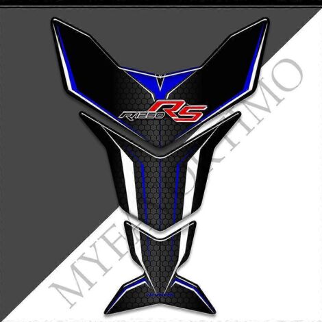 Kit de protection pour réservoir d'essence et d'huile, comprenant des autocollants, des protections pour les genoux et des protections en forme d'arête de poisson, compatible avec les motos BMW R1250R (1/4)