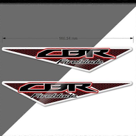 Protections de réservoir, poignées et autocollants pour Honda CBR 1000RR (2017-2022) - Kit carburant/huile inclus - Genouillère Fireblade - CBR24 (1/5)