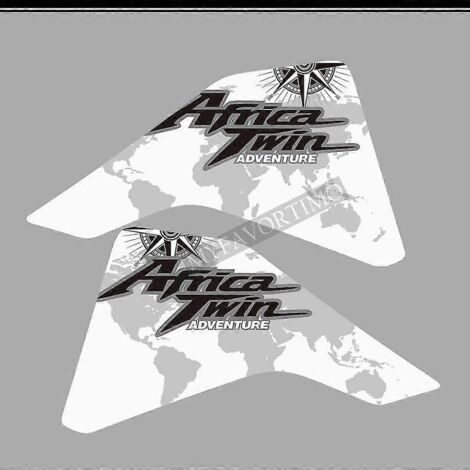 Kit de déflecteurs de vent et autocollants pour Honda CRF1100 CRF 1100L L1 L2 et protections latérales de réservoir pour Africa Twin Adventure Sport 2020 - Africa Twin 11 (1/5)