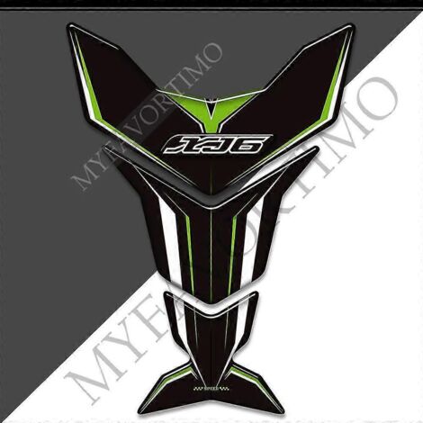 Autocollants 3D pour Yamaha XJ6 Diversion, protection de réservoir, autocollant en forme d'arête de poisson, moto 2015-2020 (1/5)