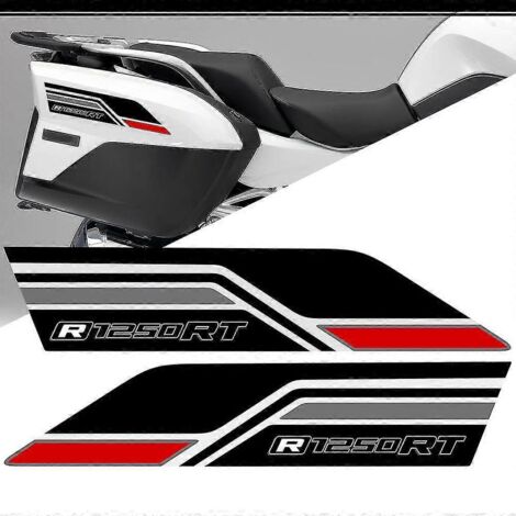 Autocollants R 1250 RT pour BMW R1250RT : protections latérales, valises, coffre, genoux, réservoir, emblème, logo R1250RT (noir) 7 (1/5)