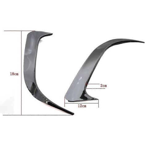 2 pièces de cache de prise d'air pour spoiler de pare-chocs arrière Mercedes-Benz CLA W117 CLA45 AMG 2013 2014 2015 2016 2017 2018 - Accessoires auto (1/5)