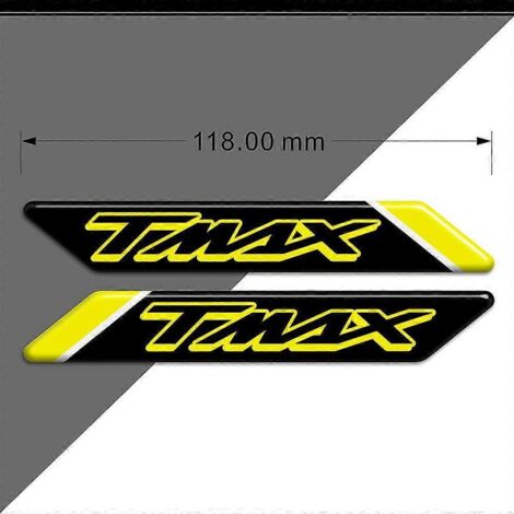 Tmax 400 500 530 560 750 Pour Yamaha Tmax530 Tmax500 Tmax560 Emblème Badge Logo Protection Carénage Autocollants Décalcomanies Scooters--TMAX (Jaune)2 (1/5)