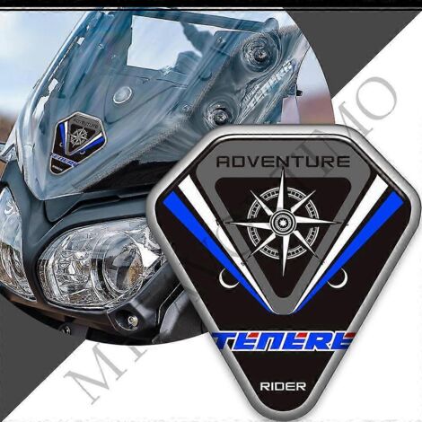 Nouveaux autocollants 3D pour Yamaha Super Ténéré XT1200X XT1200ZE XT 1200Z ZE ES XTZ XT1200E (kit essence/huile, genouillères, protection de réservoir) - TENERE (1 pièce) 24 (1/5)