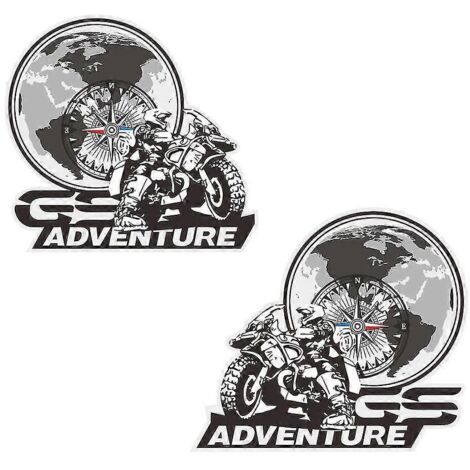 Valises en aluminium autocollantes pour BMW R1200GS, F850GS, F800GS, R1250GS, F750GS, R 1200, 1250, 850, 750 GS, GSA Rallye Adventure - 11 (1/5)