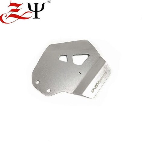 Applicable aux motos V-Strom DL1050A et DL1050XT 2020 : déflecteur thermique droit, cache thermique – Logo argenté (1/5)