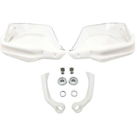 Protège-mains ABS pour moto BMW F900R F900XR F 900 XR F900 R 2019 2020 2021 - Protection pare-brise et mains contre le vent - Blanc transparent (1/5)