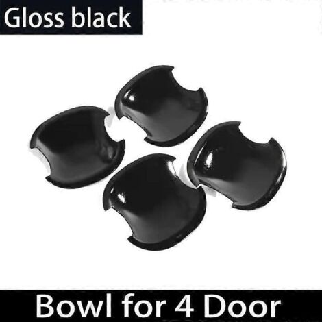 Enjoliveurs de poignées de porte noir brillant pour Toyota Camry 2007, XV40 et Daihatsu Altis 2008-2011 (accessoires auto - 4 portes) (1/5)