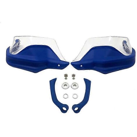 Protège-mains ABS pour moto BMW F900R F900XR F 900 XR F900 R 2019 2020 2021 - Protection pare-brise et mains contre le vent - Bleu transparent (1/5)