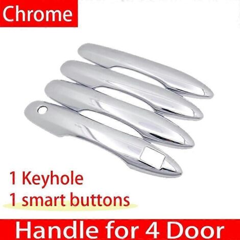 Accessoires de porte pour Toyota Corolla Cross XG10 2022 (2020-2022) : poignée de porte chromée, protection extérieure, 1 bouton intelligent (1/5)