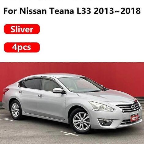 Bavettes de protection pour Nissan Teana (2013-2018) - Accessoires pour Nissan L33 (2017-2016) - Garde-boue avant, peinture cuite - Argent (1/5)