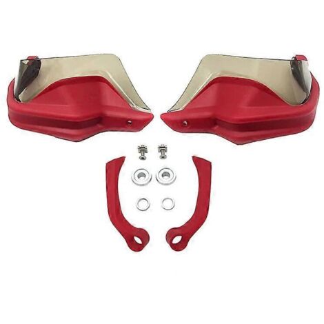 Protège-mains ABS pour moto BMW F900R F900XR F 900 XR F900 R 2019 2020 2021 - Protection pare-brise et mains contre le vent - Rouge et vert (1/5)