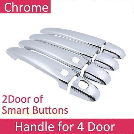 Autocollants décoratifs pour poignées de porte chromées (2 boutons, 4 portes) pour Lexus GS 2006-2011 et S190 2007-2010. Accessoires auto. (1/5)
