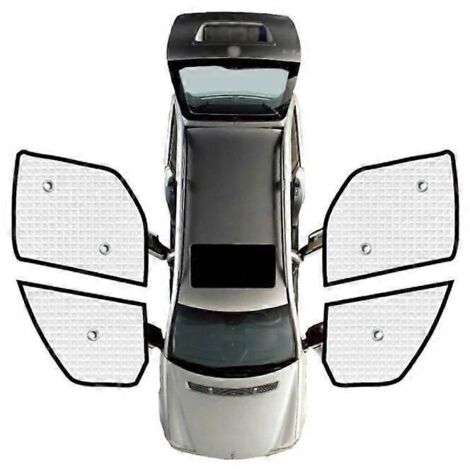 Pare-soleil intégraux pour Ford Transit Custom Tourneo 2012-2021 : protection solaire pour pare-brise et vitres avant. Accessoires auto.