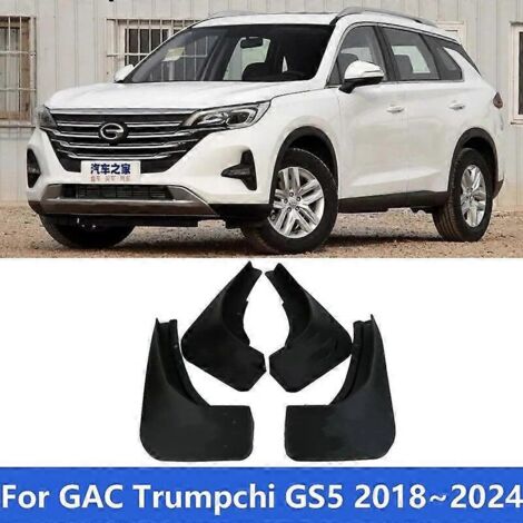 Bavettes de protection pour GAC Trumpchi GS5 II et GS4 Plus (2018-2023) - Accessoires pour GAC Trumpchi GS5 et GS4 Plus (2018-2023) - Garde-boue, bavettes, ailes - Bavettes de protection pour voiture (1/5)