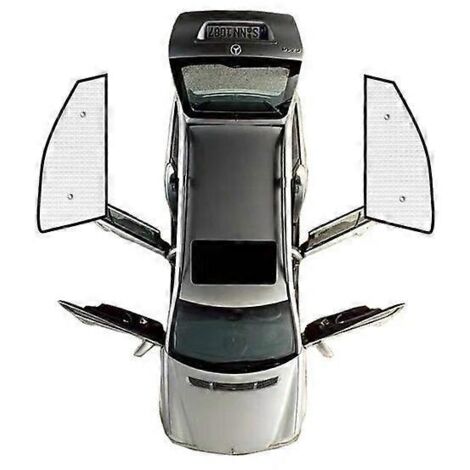 Pare-soleil intégraux pour Toyota Vios XP40 2002-2006 Soluna Limo, protection solaire et anti-UV pour pare-brise et vitres arrière. Accessoires auto. (1/5)