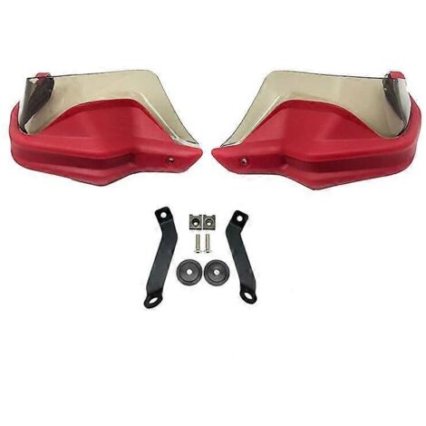 Protège-mains, pare-brise et protection contre le vent pour motos Honda CB500X, CB500F, C et B500 X (2013-2021, 2018, 2019, 2020) - Kit rouge et vert (1/5)