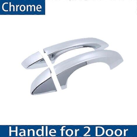 Garniture chromée luxueuse pour poignées de porte extérieures de voiture SEAT Arona 2022 KJ7 2017 2018 2019 2020 2021 - Accessoires auto - Autocollants - 2 poignées