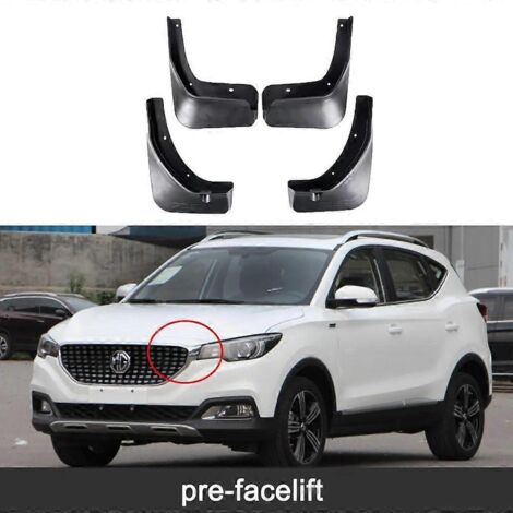 Lot de 4 bavettes de protection pour MG ZS (modèles 2017 à 2022) - Accessoires auto (avant restylage)