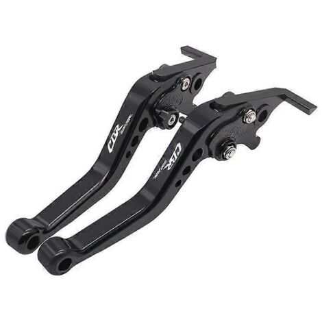 Compatible avec Honda CBR600RR 07-21 : biellette de frein/embrayage courte modifiée, tige de guidon en alliage d'aluminium noir. (1/5)