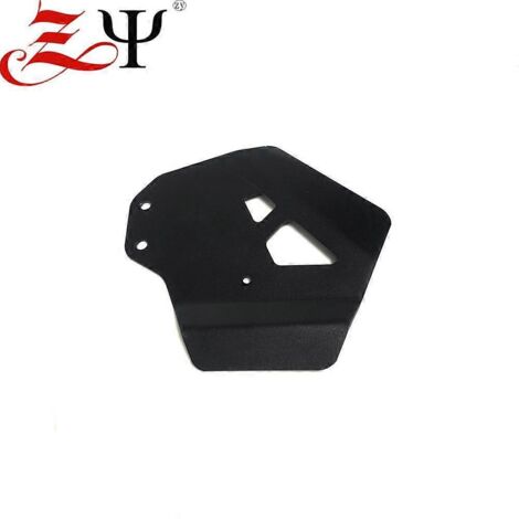 Compatible avec les motos V-Strom DL1050A et DL1050XT 2020 : déflecteur thermique droit, cache thermique (sans logo, noir). (1/5)
