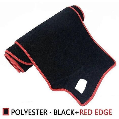 Tapis de tableau de bord pour Toyota Rush et Daihatsu Terios F800 F850 (2017-2021) : protection solaire antidérapante, côté conducteur (côté droit), bordure rouge. (1/5)