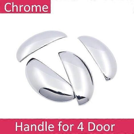 Autocollants décoratifs pour Peugeot 107 (2005-2012) : poignées de porte chromées, peinture, accessoires auto (4 portes). (1/5)