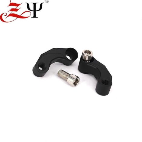 Compatible avec les motos BMW R1200GS Adv et F800 : support de rétroviseur à code couleur (noir). (1/4)