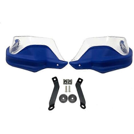 Protège-mains de moto Honda CB650F CBR650F CB650R 2014-2021 2019 2020 2021 - Protection pare-brise et mains contre le vent - Bleu transparent (1/5)