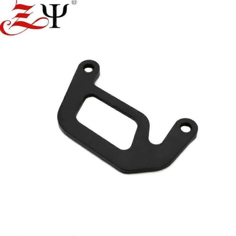 Protection d'étrier de frein Oil Bird modifiée (noire) compatible avec BMW R1200GS (2005-2012) et R1200GS Advance (2006-2013). (1/4)