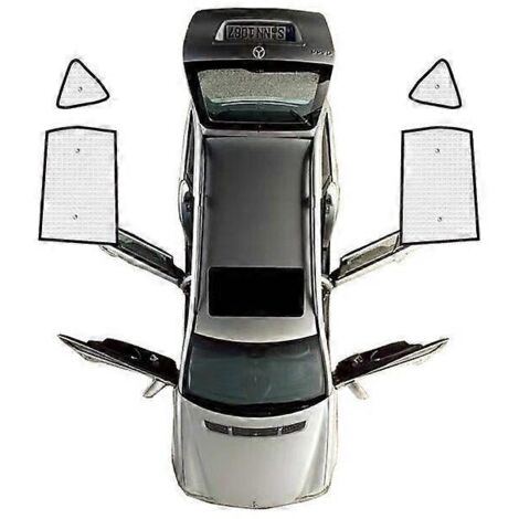Pare-soleil latéraux pour Mercedes-Benz Classe A W169 (2005-2012) - Accessoires pour pare-brise - Protection solaire anti-UV - Visière pour vitres arrière (1/5)