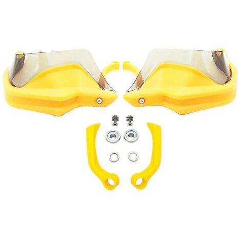 Protège-mains ABS pour moto BMW F900R F900XR F 900 XR F900 R 2019 2020 2021 - Protection pare-brise et mains contre le vent - Kit jaune-vert (1/5)
