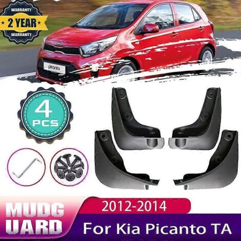 4x Garde-boue de voiture pour Kia Picanto TA Morning 20122014 2013 Garde-boue, bavettes d'aile, accessoires auto-- (1/5)