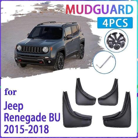 4 bavettes garde-boue pour Jeep Renegade BU 2015 2016 2017 2018 - Accessoires auto (1/5)