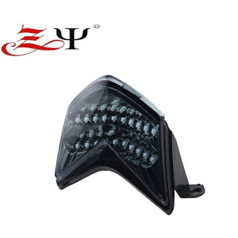 Applicable aux Kawasaki ZX-6R 05-06 636 ZX-10R 06-07, feu arrière clignotant à LED modifié avec bande de freinage - Tea (1/5)