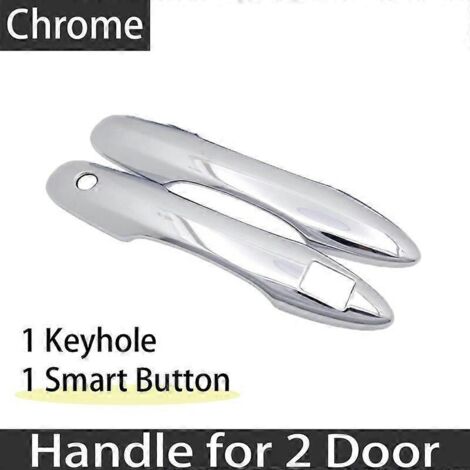 Protection chromée pour poignée de porte extérieure Toyota Yaris XP210 Vitz 2022 MK4 4 2020-2022 - 1 bouton intelligent (1/5)