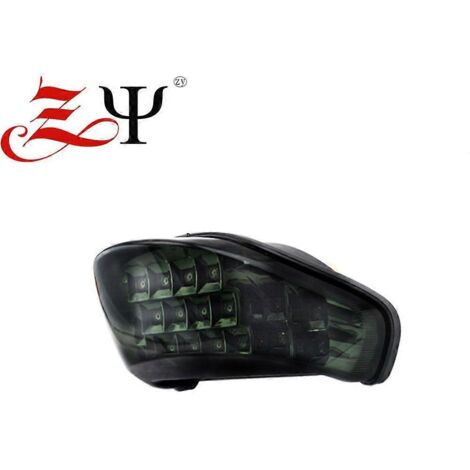 Applicable au feu arrière à LED modifié avec fonction clignotant et feu stop pour Kawasaki ZX12R 00-05 - Tea (1/4)