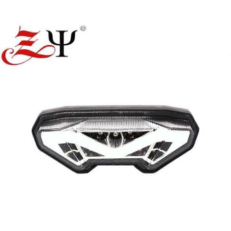 Compatible avec Yamaha MT-09 FZ09 14-16 : feu arrière avec clignotant et feu stop à LED modifié – Transparent (1/5)