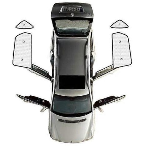 Pare-soleil intégraux pour Hyundai Tucson NX4 LWB 2020-2023 - Accessoires pare-soleil de pare-brise et protection solaire - 2021-2022 - Vitres arrière (1/5)
