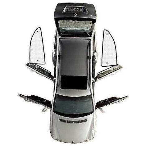 Pare-soleil intégral pour Mercedes-Benz Classe S W221 SWB S280 S400 S600 S420 S320 S450 S250 (2006-2013) - Protection pare-soleil périphérique pour vitres arrière (1/5)