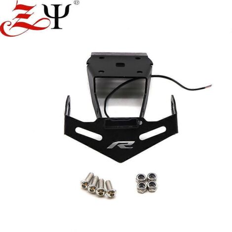 Adapté aux pièces de moto modifiées Yamaha R15 V3 : arrière court avec feu arrière, support de plaque d'immatriculation, décoration arrière, support de plaque d'immatriculation noir. (1/4)