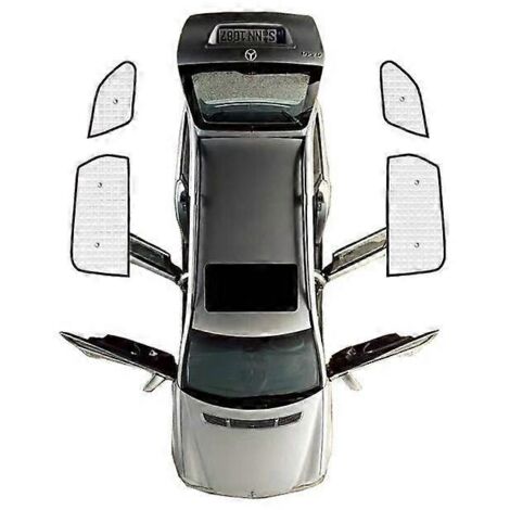 Pare-soleil intégraux pour Peugeot 5008 P87 Mk2 2017 2018 2019 - Protection intégrale du pare-brise et des vitres latérales - Accessoires auto Shaby - Vitres arrière