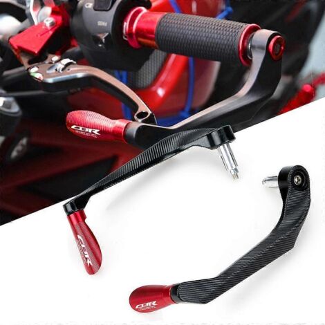 Accessoires modifiés pour moto Honda CBR650R : guidon en forme de corne avec protection anti-chute pour freins et embrayages – Orange (1/5)