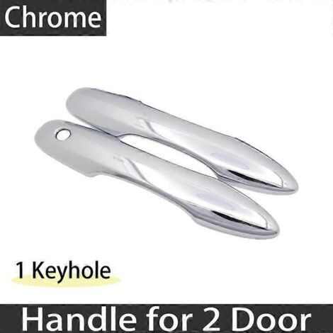 Protection chromée pour poignée de porte extérieure Toyota Yaris XP210 Vitz 2022 MK4 4 2020-2022 - 1 cache pour serrure (1/5)