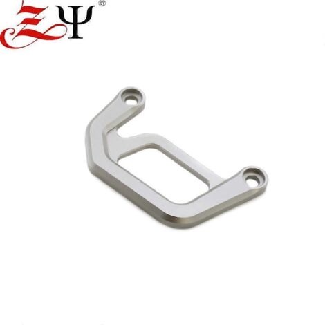 Protection d'étrier de frein Oil Bird modifiée (argentée) pour BMW R1200GS (2005-2012) et R1200GS Advance (2006-2013). (1/4)